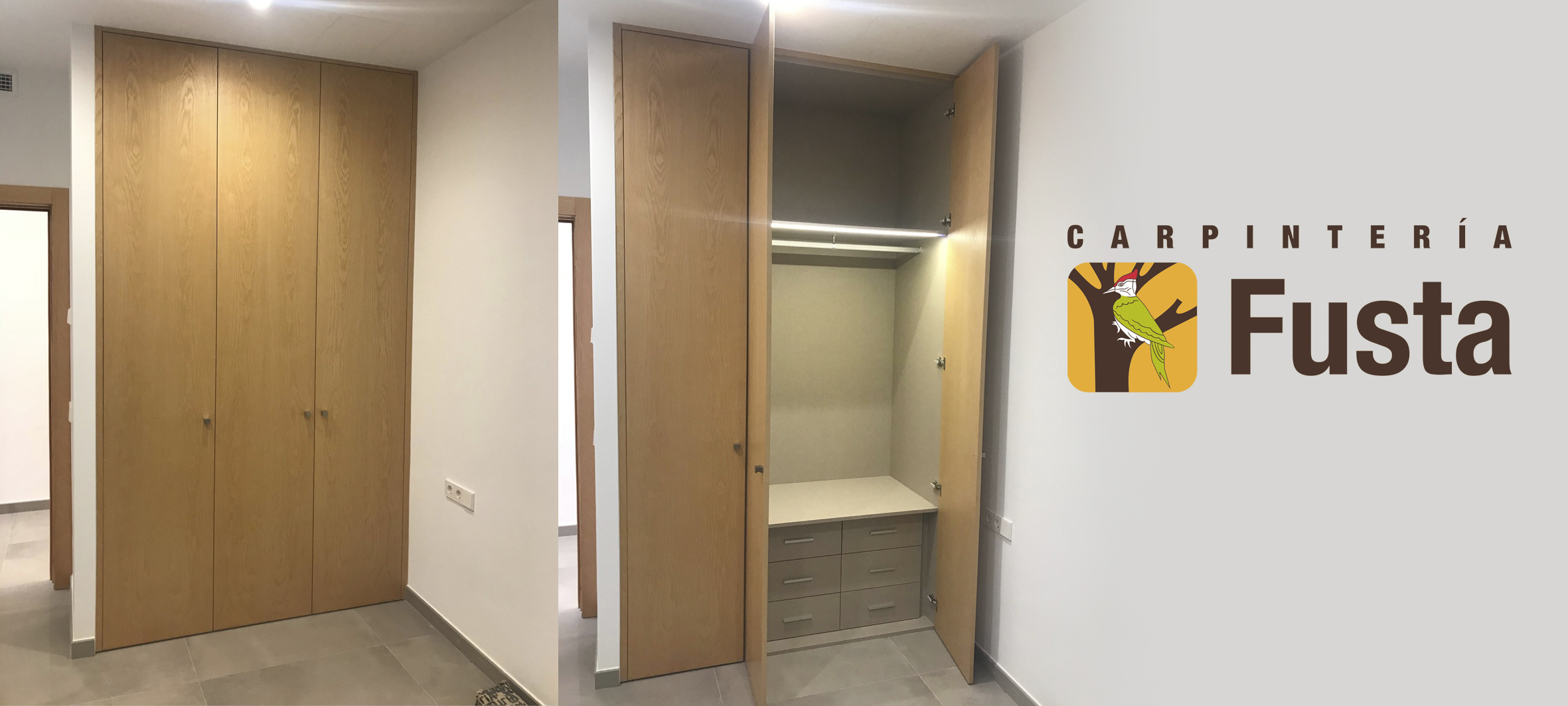 ARMARIOS HASTA EL TECHO - CARPINTERIA FUSTA
